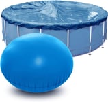 GOUTS ET COULEURSCoussin Piscine Hivernage Rectangle 8×4Ft, Flotteur Hivernage Piscine, Coussin Gonflable Hiver, Ballon Hivernage Piscine Hors Sol, Accessoires Piscine Pour Bache Oreiller Piscine Ant