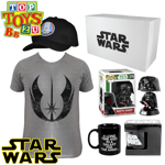 Star Wars Gift Set - Darth Vader POP, 350ml Mug & Rebel Alliance Cap & Lrg Shirt