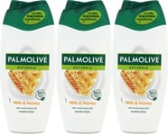 Palmolive Naturals Milk & Honey Shower Gel 250ml | Moisturising X 3