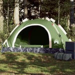 vidaXL Campingtält 2 personer grön snabbrest 4004161