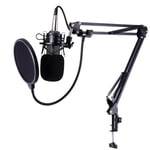 Studio Live Streaming Broadcasting Inspelning Mikrofon Youtube