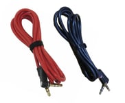Replacement BLACK 3.5mm L Audio AUX Cable Lead for Beats by Dr Dre SOLO/STUDIO
