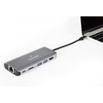 Kramer USBC MultiPort 4K HDMI og Ethernetadapter, grå