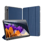 Dux Ducis Domo Etui for Samsung Galaxy Tab S7 Plus/S8 Plus - Blå