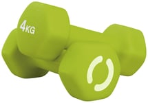 Opti Neoprene Dumbbell Set - 2 x 4kg