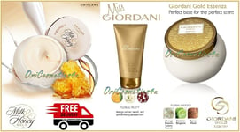Oriflame Giordani Gold Essenza + Milk & Honey Body Creams & Miss Giordani Lotion