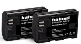 HAHNEL Pack Double Batterie Canon LP-E6