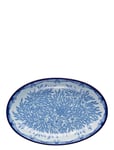 Ostindia Floris Oval Platter 33X22Cm Blue Rörstrand