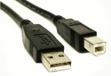 3M USB Cable V2.0 Type A to Type B For Scanner Printer PC Lead HP Epson
