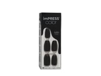 Kiss Impress Color Press-On Manicure M (512 All Black) 30 Pcs