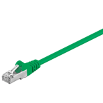 Goobay Cat 5e F / UTP nätverkskabel - grön 0,50 m