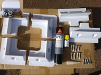 Båt- och husbilsmontage stor solpanel -Komplett kit