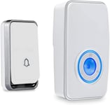 ?No Battery Required?Wireless Doorbell Waterproof, AURTEC Door Chime Kit with 1