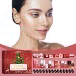 Flickor Adventskalendrar Kalender 24 stycken Hudvård Presentförpackning Jul Nedräkning Kalender Hudvård Set