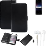 Protective cover for Sony Xperia PRO-I Wallet Case + headphones protection flipc