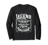 90th Birthday Living Legend Since 1934 Classic Vintage Long Sleeve T-Shirt