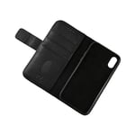 IPHONE X ÄKTA LÄDER FODRAL SVART