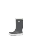 Aigle Lolly Pop 2 Rain Boot, Charcoal Grey, 11.5 UK Child