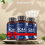 2:1:1 BCAA 2000mg with Added Vitamin B6, B12 540 Tablets Pre-Workout Supplement