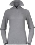 Bergans Women's Ulriken Jumper Magnesium Grey M, Magnesium Grey