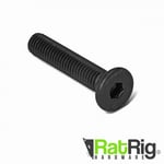 RatRig Lågprofilskruvar - M5x25mm - 25-pack