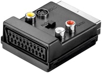 Goobay SCART-adapter, SCART till S-video och komposit