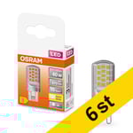 LED lampa G9 | klar | 2700K | 4,2W (40W) 6st [Osram]
