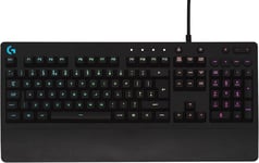Logitech G213 Prodigy RGB Backlit Gaming Keyboard UK Layout Black Brand New
