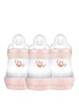 MAM Easy Start 160ml Baby Bottle - 3 Pack Pink, One Colour
