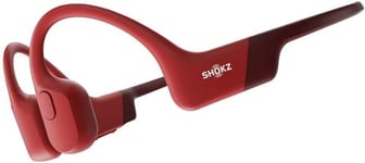 Casque sport sans fil Shokz OpenRun Bluetooth avec réduction du bruit Rouge
