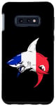 Coque pour Galaxy S10e Drapeau France Requin Fierté Drapeau Français Racines France Souvenir