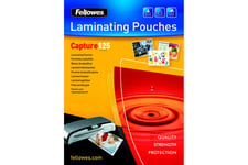 Fellowes Laminating Pouches Capture 125 micron - 100 - 83 x 113 mm - lamineringsfickor