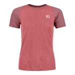 Ortovox 120 Tec Fast Mountain TS - T-shirt en laine mérinos femme Wild Rose L