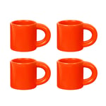 HEM - Bronto Espresso Cup (Set of 4) - Orange - Espressokoppar