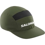 Salomon Runlife Unisex Cap, Quick Drying, Elasticated Closure, Lightweight, Five Panel Construction, Ideal for everyday wear, Green, One Size