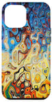 Coque pour iPhone 14 Pro Max Peinture d'art abstrait Structure Couleur Coloré Moderne