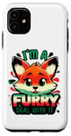 iPhone 11 I'm A Furry Deal With It Fun Fox Cute Furry Fursona Fandom Case