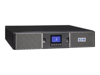 Eaton 9PX 1000i RT2U Netpack - Onduleur (montable sur rack / externe) - CA 200/208/220/230/240 V - 1000 Watt - 1000 VA - RS-232, USB, Ethernet 10/100/1000 - connecteurs de sortie : 8 - PFC - 2U
