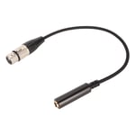 6,5 mm 1/4 tum Honkontakt till XLR Honkontakt Adapterkabel Balanserad Mikrofonkabel Kvartstum TS till XLR 3-polig Interconnectkabel 30 cm