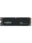 Crucial T705 SSD - 1TB - Ilman jäähdytyssiiliä - Musta - M.2 2280 - PCIe 5.0