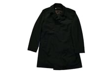 New Hugo BOSS mens black wool poly warm overcoat suit jacket coat 44R XXL £379