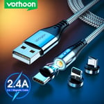Argent Pour Micro 200cm Vothoon - Câble USB magnétique pour iPhone