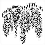 The Crafter's Workshop Schablon Crafters - Wisteria 15x15 cm