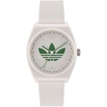 Wristwatch ADIDAS STREET PROJECT ONE AOST23047 Silicone White