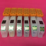 6 Refillable ARC Cartridges + 600ml Ink For Epson EXPRESSION PHOTO XP760 XP 760