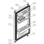 Joint de porte (congélateur) (798470) Réfrigérateur, congélateur ASKO, GORENJE, HISENSE, SMEG, UPO