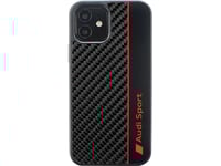 Audi Carbon Fiber Stripe Apple Iphone 11 / Xr 6.1" Dėklas Telefonui Juodos Spalvos Aus-Tpupcip11-R8/D1-Bk