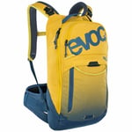 Evoc Trail Pro 10 Protector Backpack - Curry / Denim Litre L/XL Curry/Denim