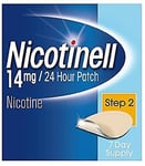 Nicotinell Nicotine Patch Stop Smoking Aid Step 2, 14 mg 24 Hour 7 Patches