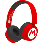 Super Mario Red Kids Wireless Bluetooth Headphones For iPhone Android NEW